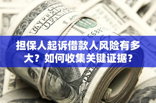济南担保人起诉借款人风险有多大？如何收集关键证据？